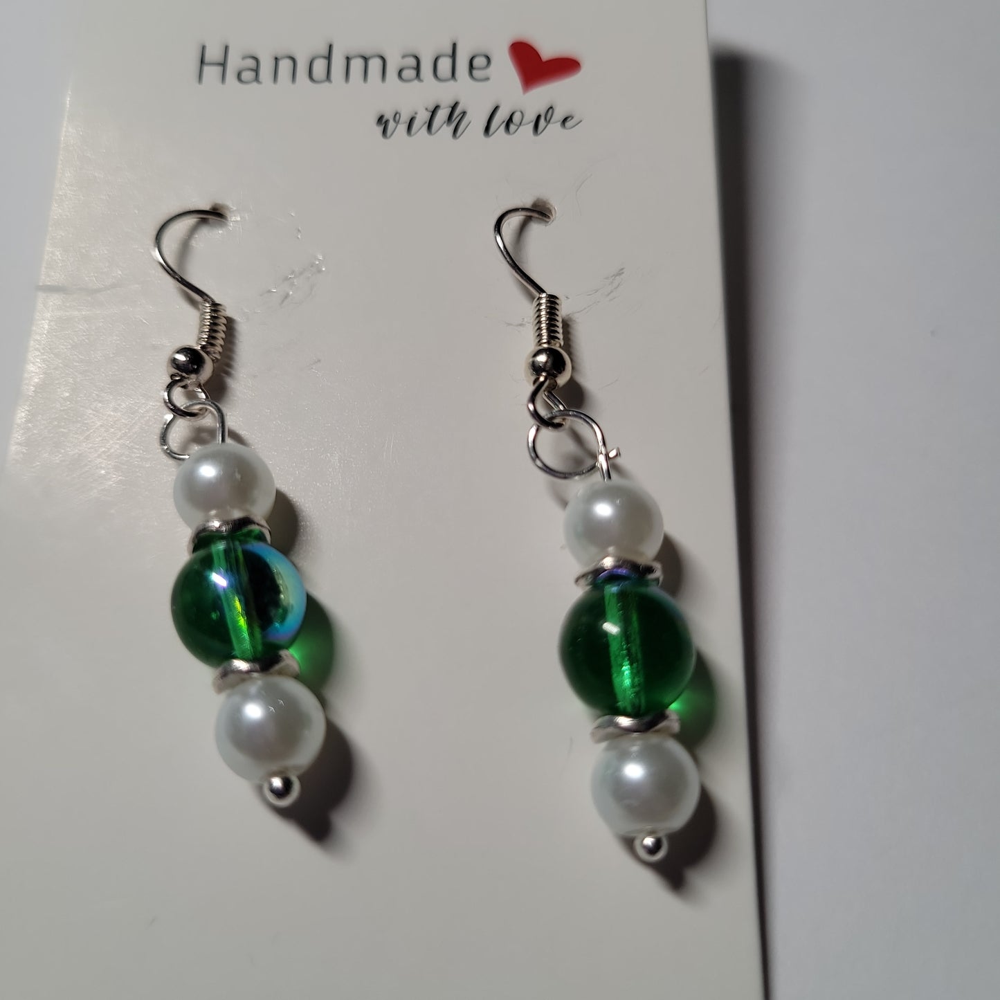 Green Earrings 0341