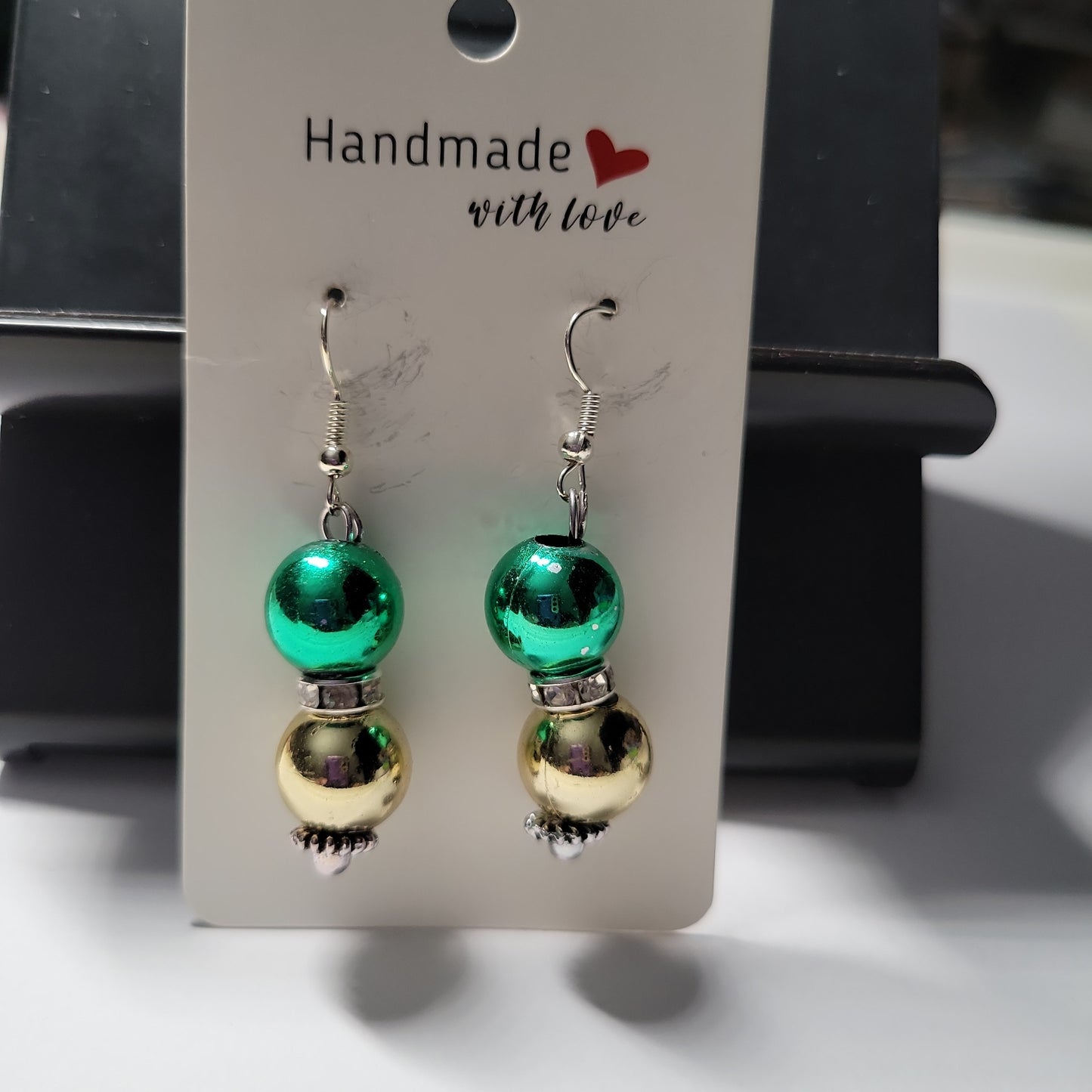 Green Gold Earrings 0340