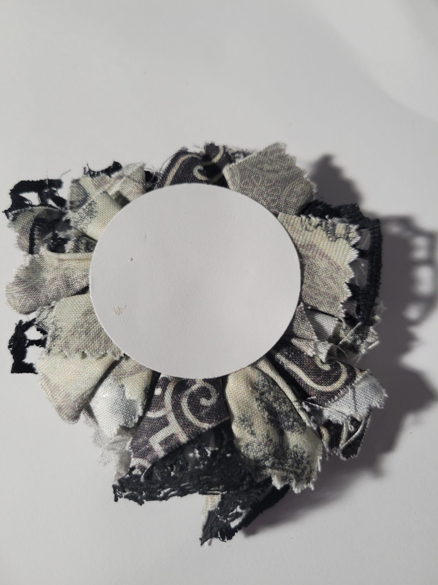 Steampunk Fabric Flower 0198