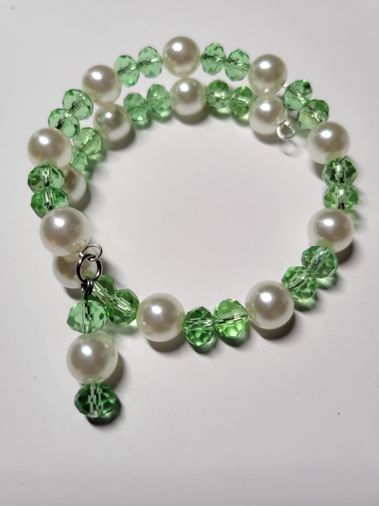 Green Serenity Memory Wire 0353