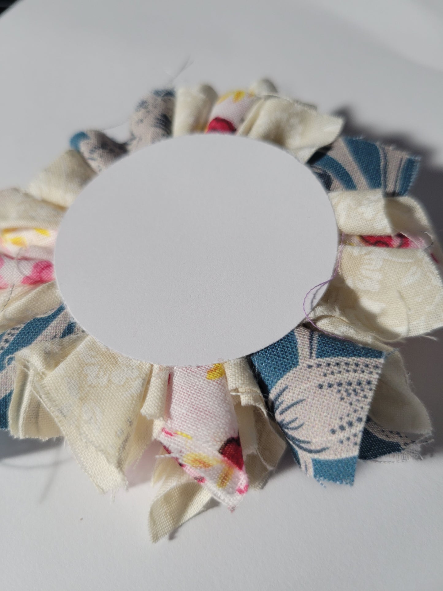 Shabby Chic Fabric Flower