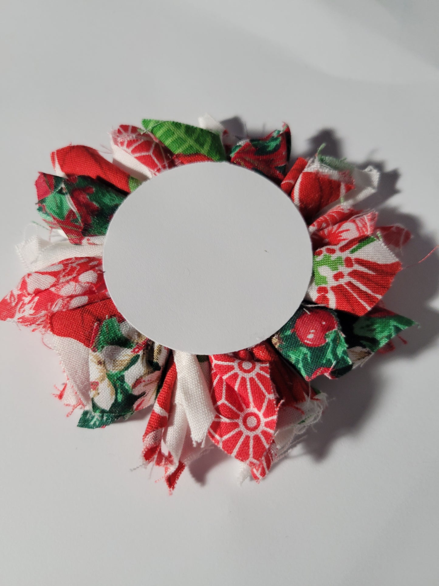 Holiday Fabric Flower 0189