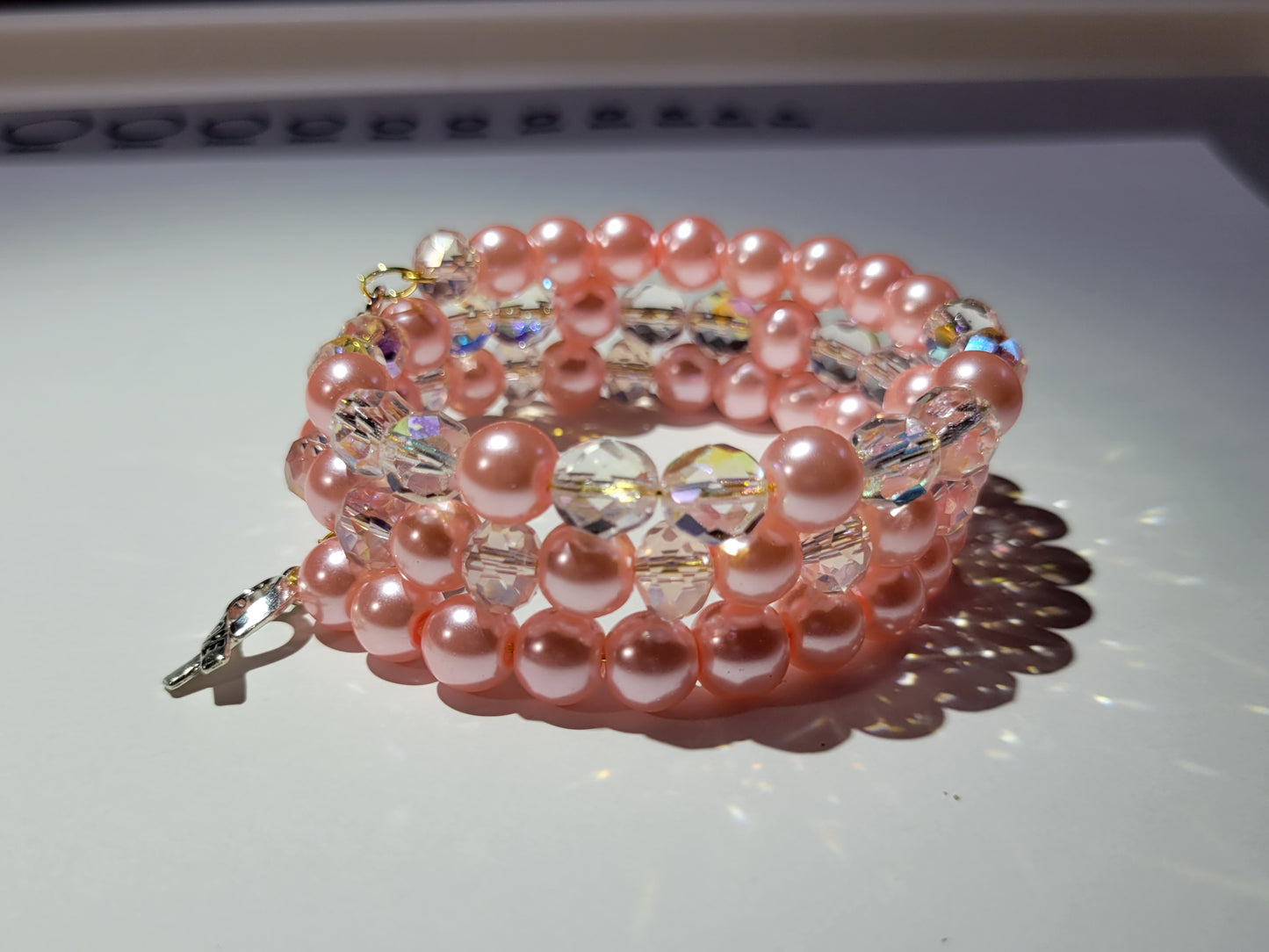 Pink Breast Cancer Bracelet